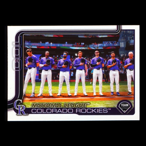 Colorado Rockies 2025 Topps Team Card Rockies