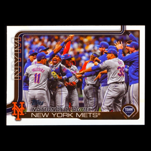 New York Mets 2025 Topps Team Card Mets
