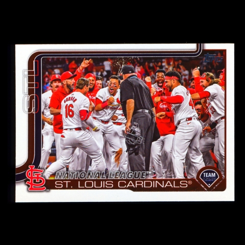 St. Louis Cardinals 2025 Topps Team Card Cardinals