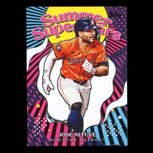 Jose Altuve 2025 Topps Summer Superstars Astros