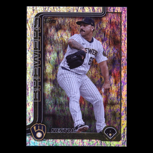 Nestor Cortes 2025 Topps Holo Foil Brewers
