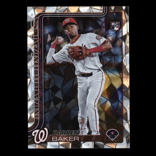 Darren Baker RC 2025 Topps Diamante Foil Rookie Nationals