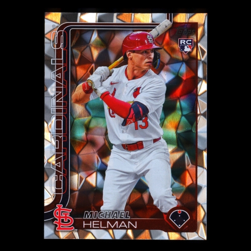 Michael Helman RC 2025 Topps Diamante Foil Rookie Cardinals