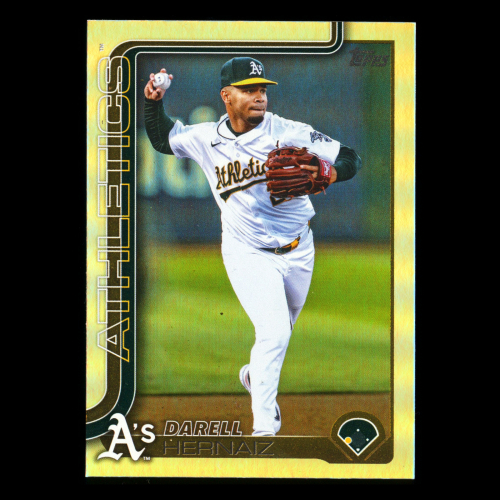 Darell Hernaiz 2025 Topps Rainbow Foil Athletics
