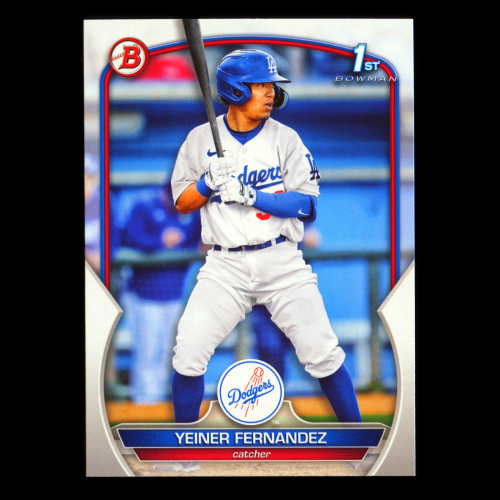 Yeiner Fernandez 2023 Bowman Prospects Dodgers