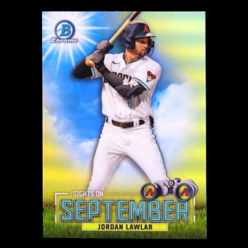 Jordan Lawlar 2023 Bowman Chrome Sights on September Diamondbacks