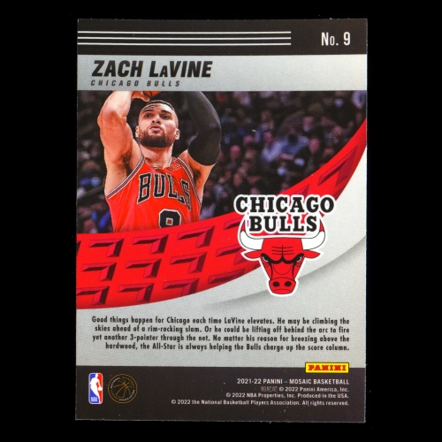 Zach LaVine 2021-22 Panini Mosaic Elevate Bulls