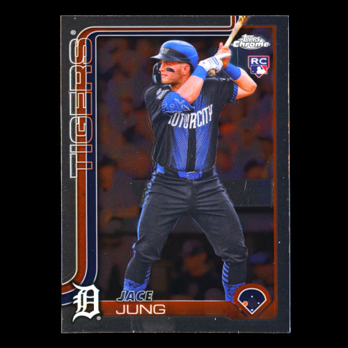 Jace Jung RC 2025 Topps Chrome Rookie Tigers