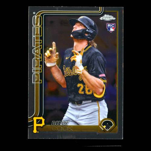 Billy Cook RC 2025 Topps Chrome Rookie Pirates