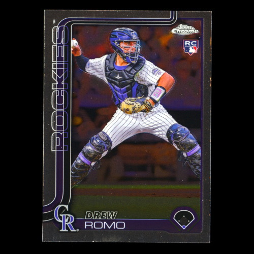 Drew Romo RC 2025 Topps Chrome Rookie Rockies