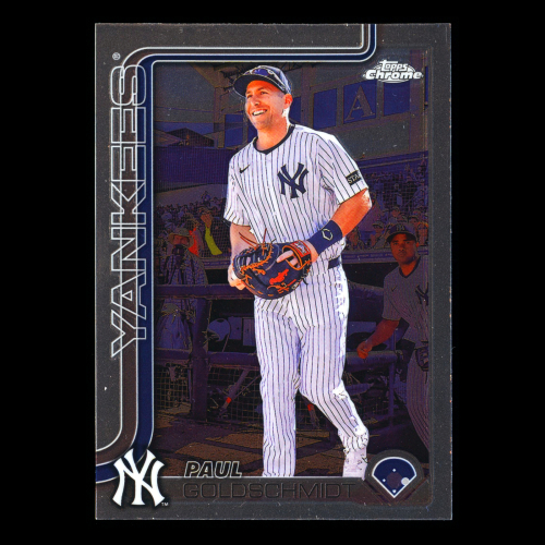 Paul Goldschmidt 2025 Topps Chrome Yankees
