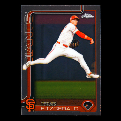 Tyler Fitzgerald 2025 Topps Chrome Giants