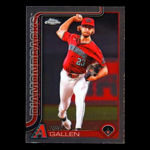 Zac Gallen 2025 Topps Chrome Diamondbacks