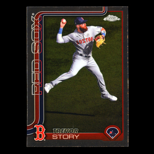 Trevor Story 2025 Topps Chrome Red Sox