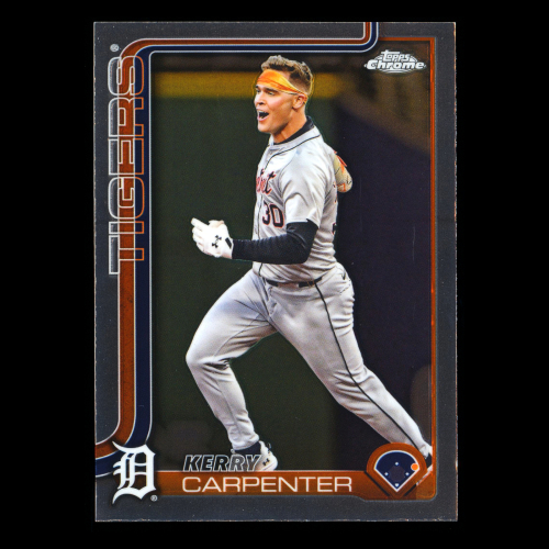 Kerry Carpenter 2025 Topps Chrome Tigers