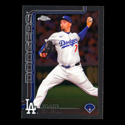 Blake Snell 2025 Topps Chrome Dodgers