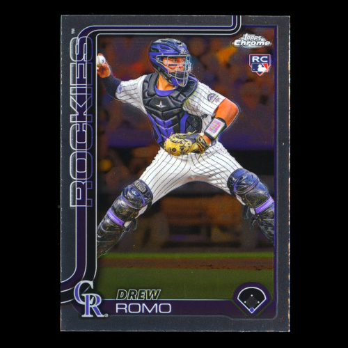 Drew Romo RC 2025 Topps Chrome Rookie Rockies