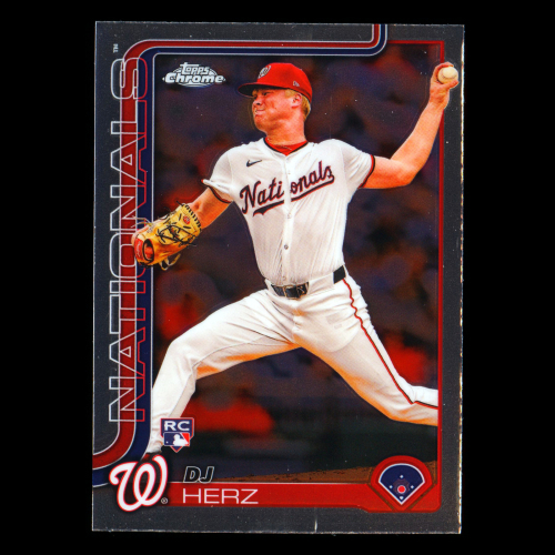 DJ Herz RC 2025 Topps Chrome Rookie Nationals