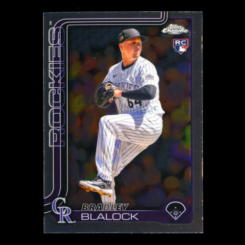 Bradley Blalock RC 2025 Topps Chrome Rookie Rockies