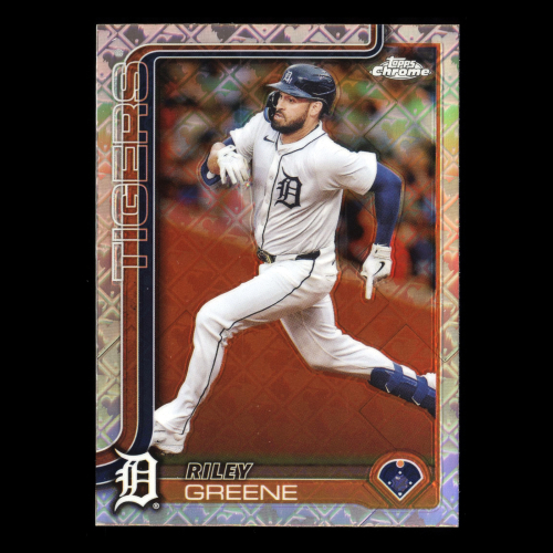Riley Greene 2025 Topps Chrome Logofractor Tigers