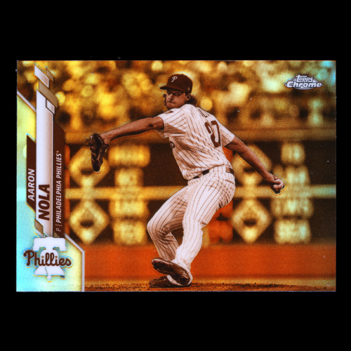 Aaron Nola 2020 Topps Chrome Sepia Refractors Phillies