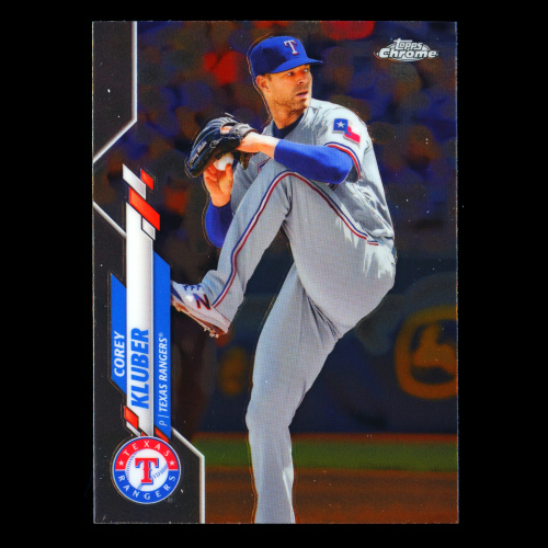 Corey Kluber 2020 Topps Chrome Rangers