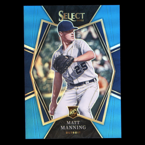 Matt Manning RC 2022 Select Light Blue PRM Rookie Tigers 059/149