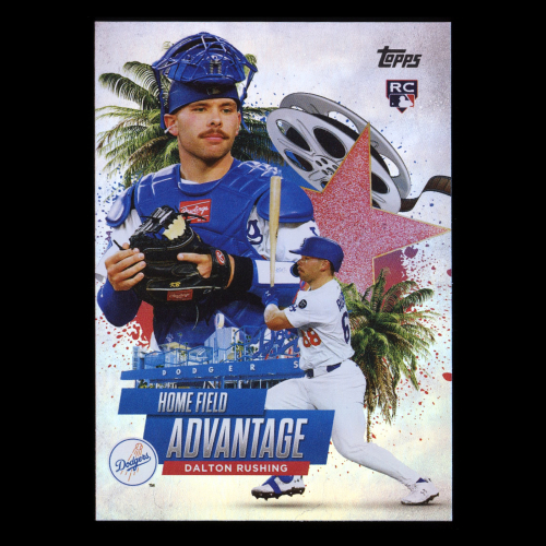 Dalton Rushing RC 2025 Topps Home Field Advantage Rookie Dodgers