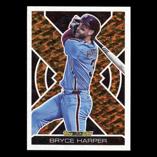 Bryce Harper 2025 Topps Update Black Gold Phillies