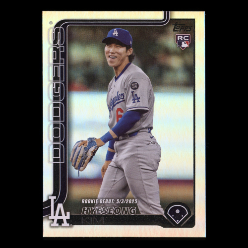 Hyeseong Kim RC 2025 Topps Update Rainbow Foil Rookie Dodgers