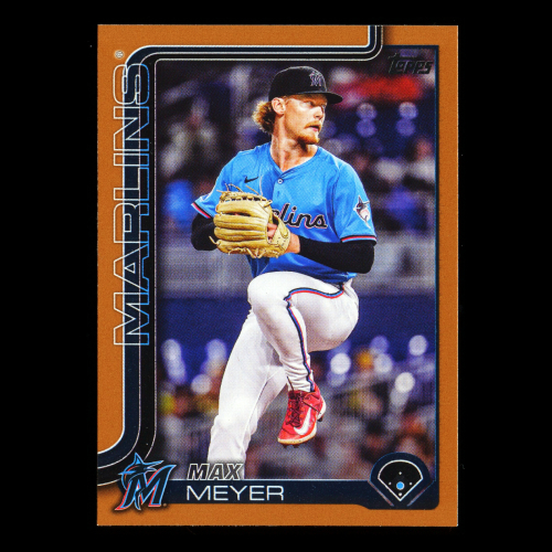 Max Meyer 2025 Topps Update Gold Marlins 0873/2025