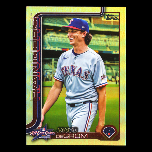 Jacob deGrom 2025 Topps Update All-Star Game Rangers