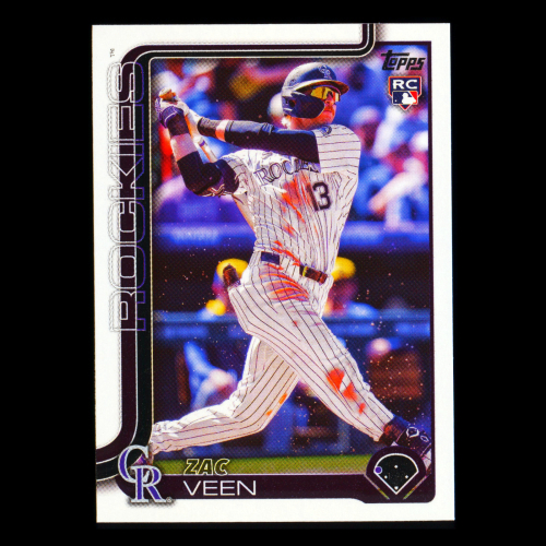 Zac Veen RC 2025 Topps Update Rookie Rockies