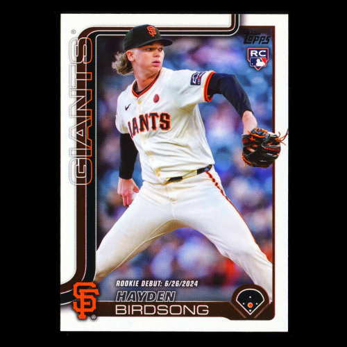 Hayden Birdsong 2025 Topps Update Rookie Debut Giants