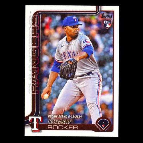 Kumar Rocker 2025 Topps Update Rookie Debut Rangers