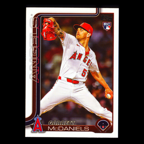 Garrett McDaniels RC 2025 Topps Update Rookie Angels