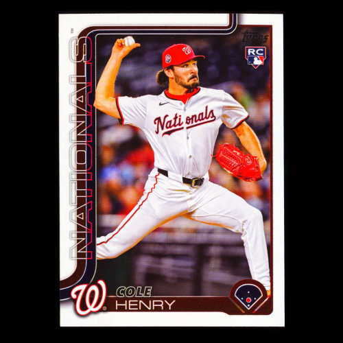 Cole Henry RC 2025 Topps Update Rookie Nationals