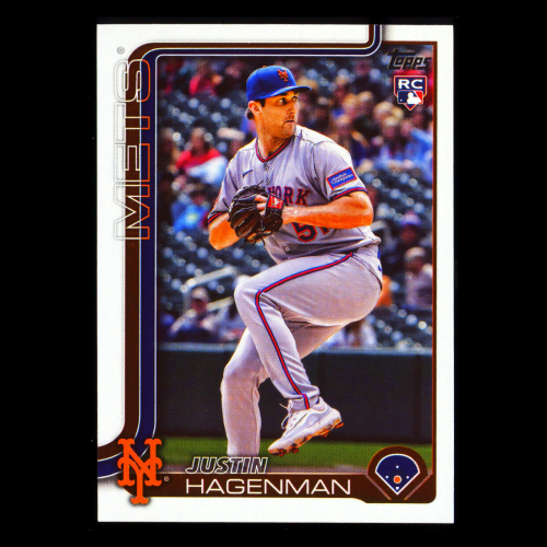 Justin Hagenman RC 2025 Topps Update Rookie Mets