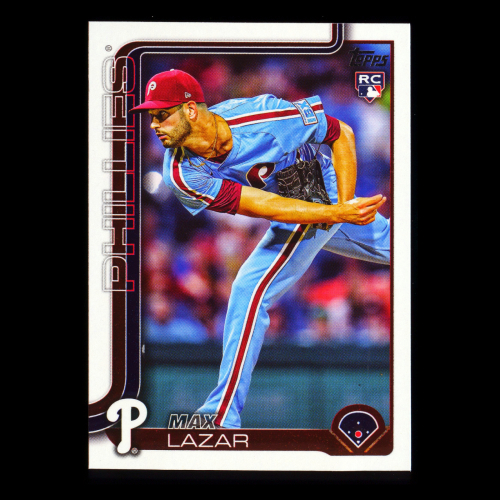 Max Lazar RC 2025 Topps Update Rookie Phillies