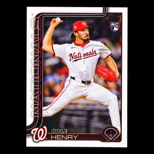 Cole Henry RC 2025 Topps Update Rookie Nationals