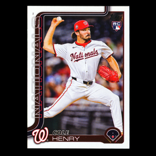 Cole Henry RC 2025 Topps Update Rookie Nationals
