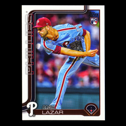 Max Lazar RC 2025 Topps Update Rookie Phillies