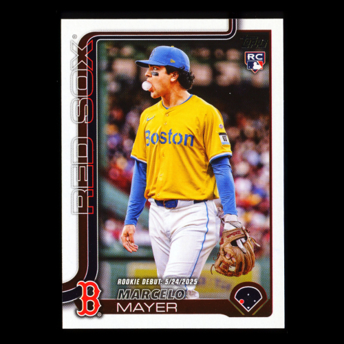 Marcelo Mayer 2025 Topps Update Rookie Debut Red Sox