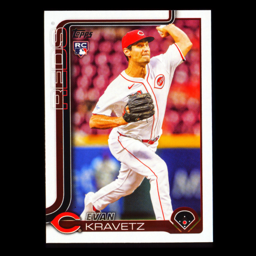 Evan Kravetz RC 2025 Topps Update Rookie Reds