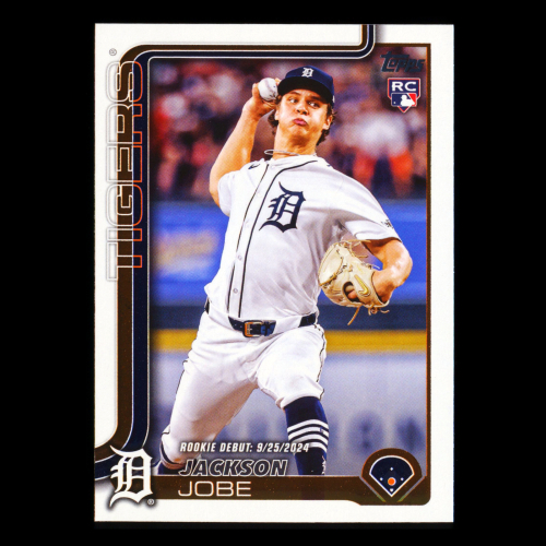 Jackson Jobe 2025 Topps Update Rookie Debut Tigers