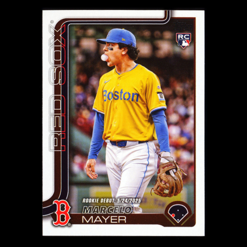 Marcelo Mayer 2025 Topps Update Rookie Debut Red Sox