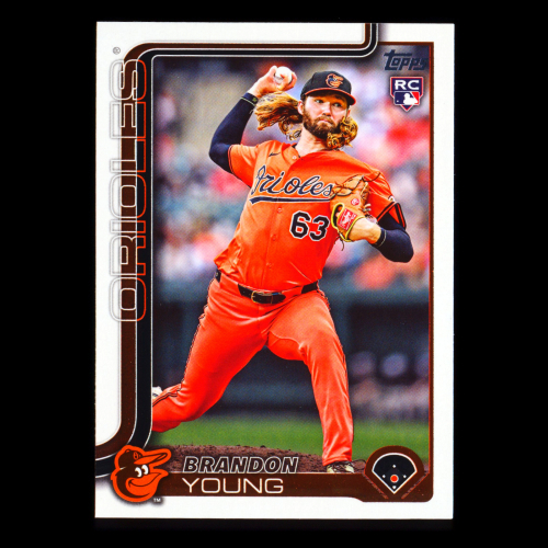 Brandon Young RC 2025 Topps Update Rookie Orioles