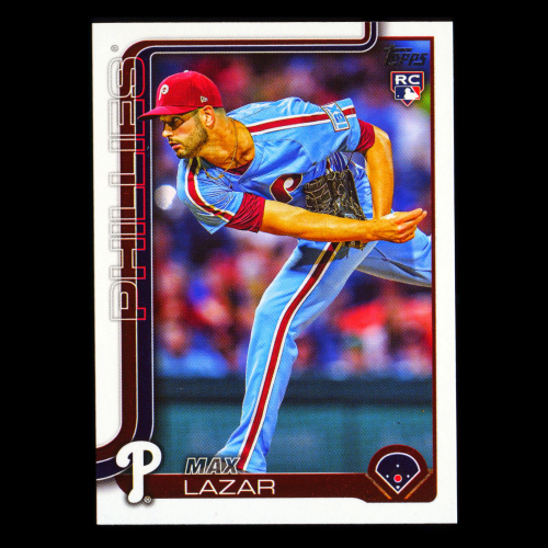 Max Lazar RC 2025 Topps Update Rookie Phillies