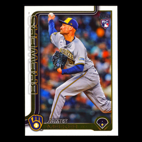 James Meeker RC 2025 Topps Update Rookie Brewers