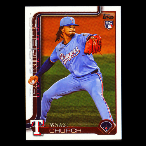 Marc Church RC 2025 Topps Update Rookie Rangers